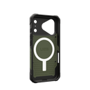 UAG Pathfinder case for iPhone 18 Pro in Olive Drab, angled