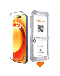 Torras Install Master Light tempered glass screen protector for iPhone 18 Pro