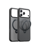 Torras Ostand Q3 Spin case for iPhone 18 Pro in Obsidian Black