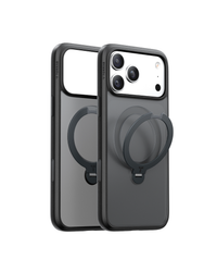 Torras Ostand Q3 Spin case for iPhone 18 Pro Max in Obsidian Black