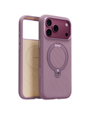 Torras Ostand Q3 Silicone Wind case for iPhone 18 Pro Max in Stone Lavender
