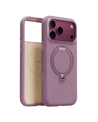 Torras Ostand Q3 Silicone Wind case for iPhone 18 Pro Max in Stone Lavender