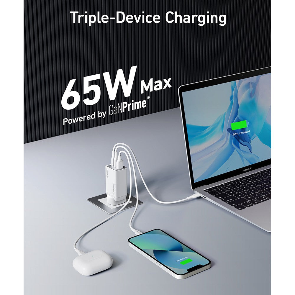 Anker 735 GaNPrime 65W Charger -White