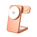 REDEFYNE 3-in-1 portable charger unfolded showing phone, watch and earbud modules