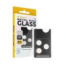 Kinglas metal ring HD tempered glass camera lens protectors in black for iPhone 18 Pro and 18 Pro Max
