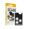 Kinglas metal ring HD tempered glass camera lens protectors in silver for iPhone 18 Pro and 18 Pro Max