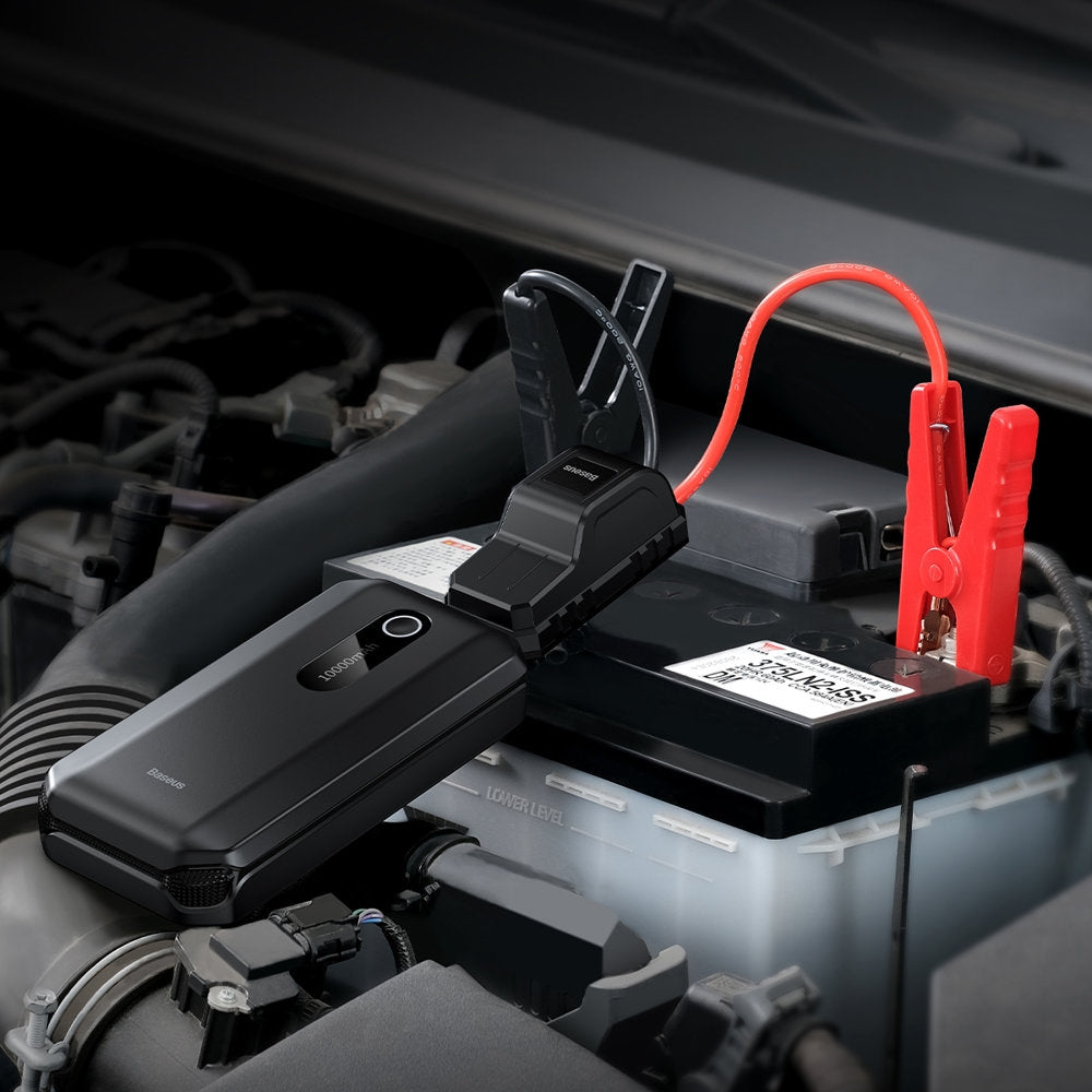 Baseus Super Energy Pro compact glovebox size in hand