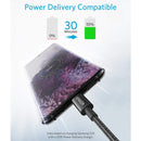 Anker USB-C to USB-C Cable -Black (Braided, 60W, 2Pack)