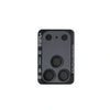 Kinglas Armor frosted metal camera lens protector in black on an iPhone 18 Pro Max camera island