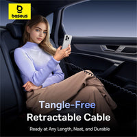 Baseus Circular car charger 60W with included USB-C to Lightning cable