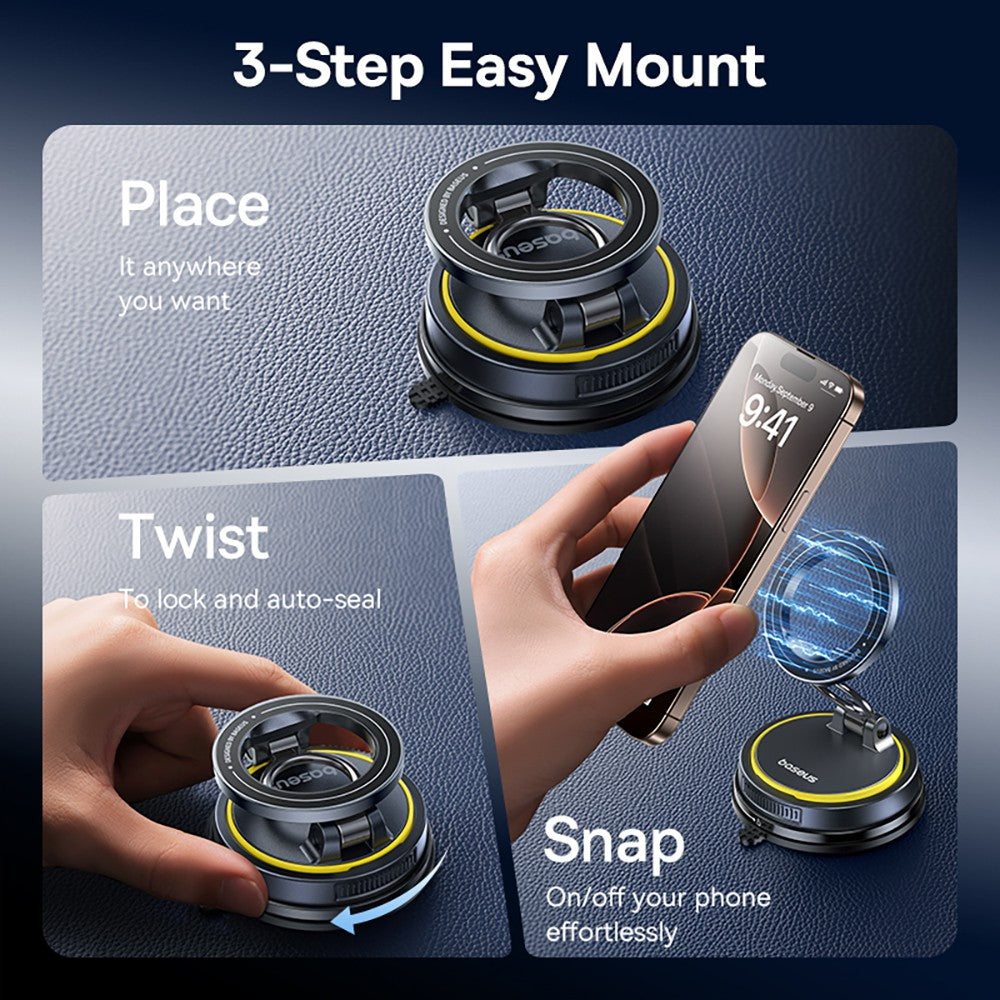 Baseus PrimeTrip VC2 Flex Magnetic Car Mount - Black