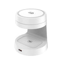 REDEFYNE Qi2.2 25W 3-in-1 foldable magnetic wireless charging station in white