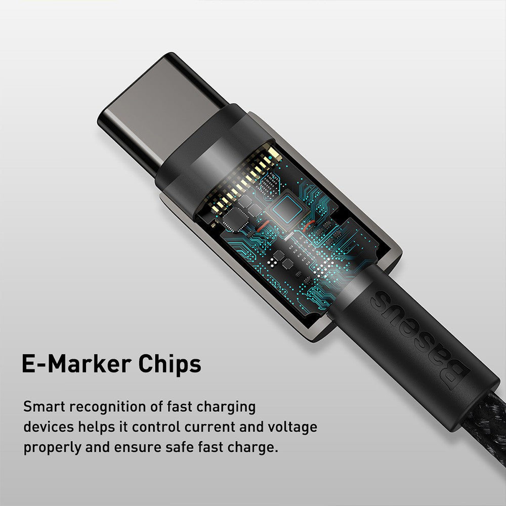 Baseus Fast Charging Data Cable Type-C to Type-C 100W 1M -Black