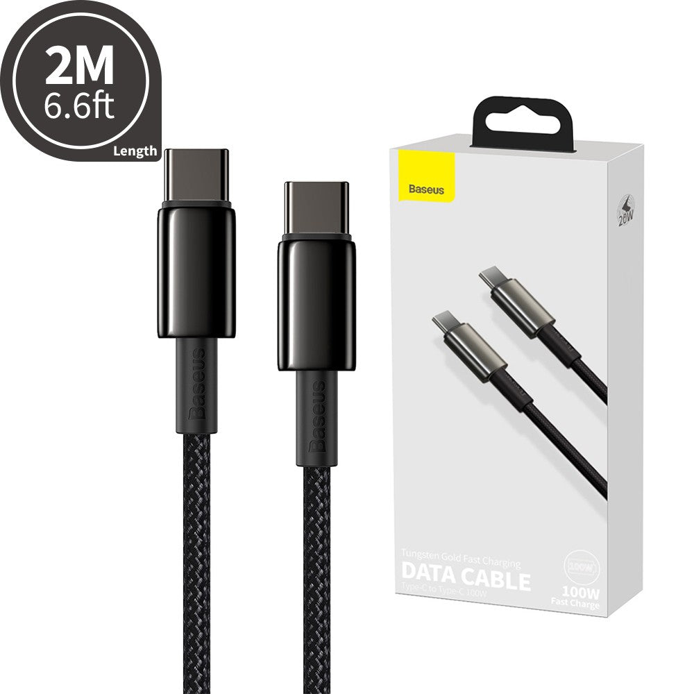 Baseus Fast Charging Data Cable Type-C to Type-C 100W 2M -Black