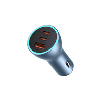 Baseus Golden Contactor Pro 65W charger Grey — LED indicator lit