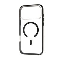 Ultimake UTIA iPhone 17 Pro MagSafe case in Black — clear back with dual-colour frame