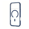 Navy Ultimake UTIA MagSafe case for iPhone 17 Pro Max — clear back, navy frame