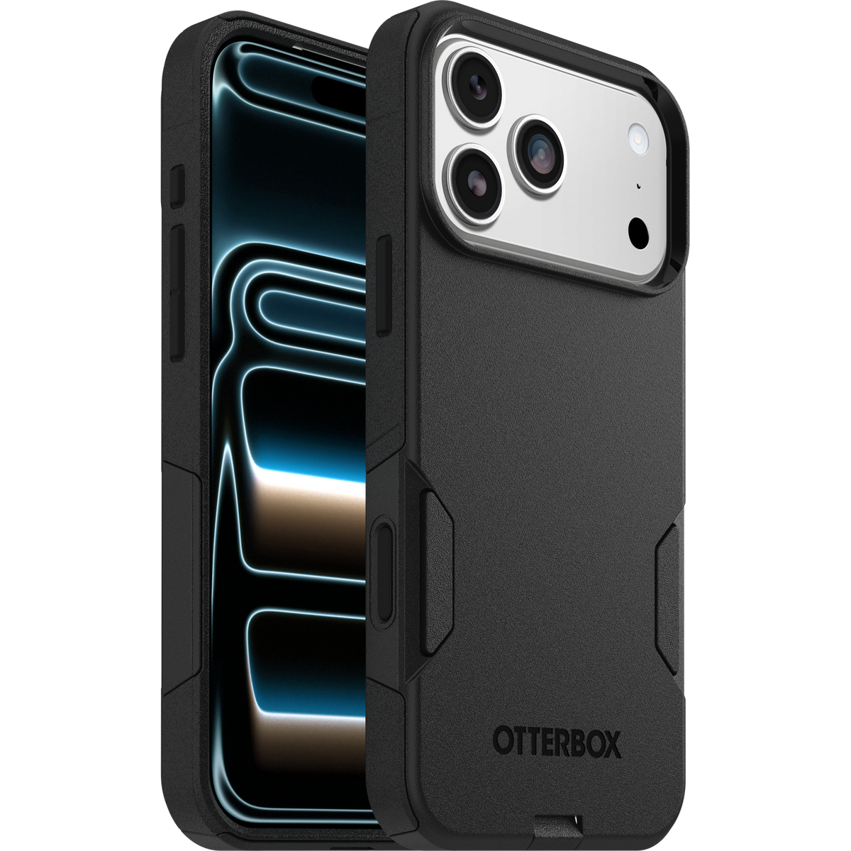 OtterBox Commuter MagSafe case for iPhone 18 Pro Max in black, rear view