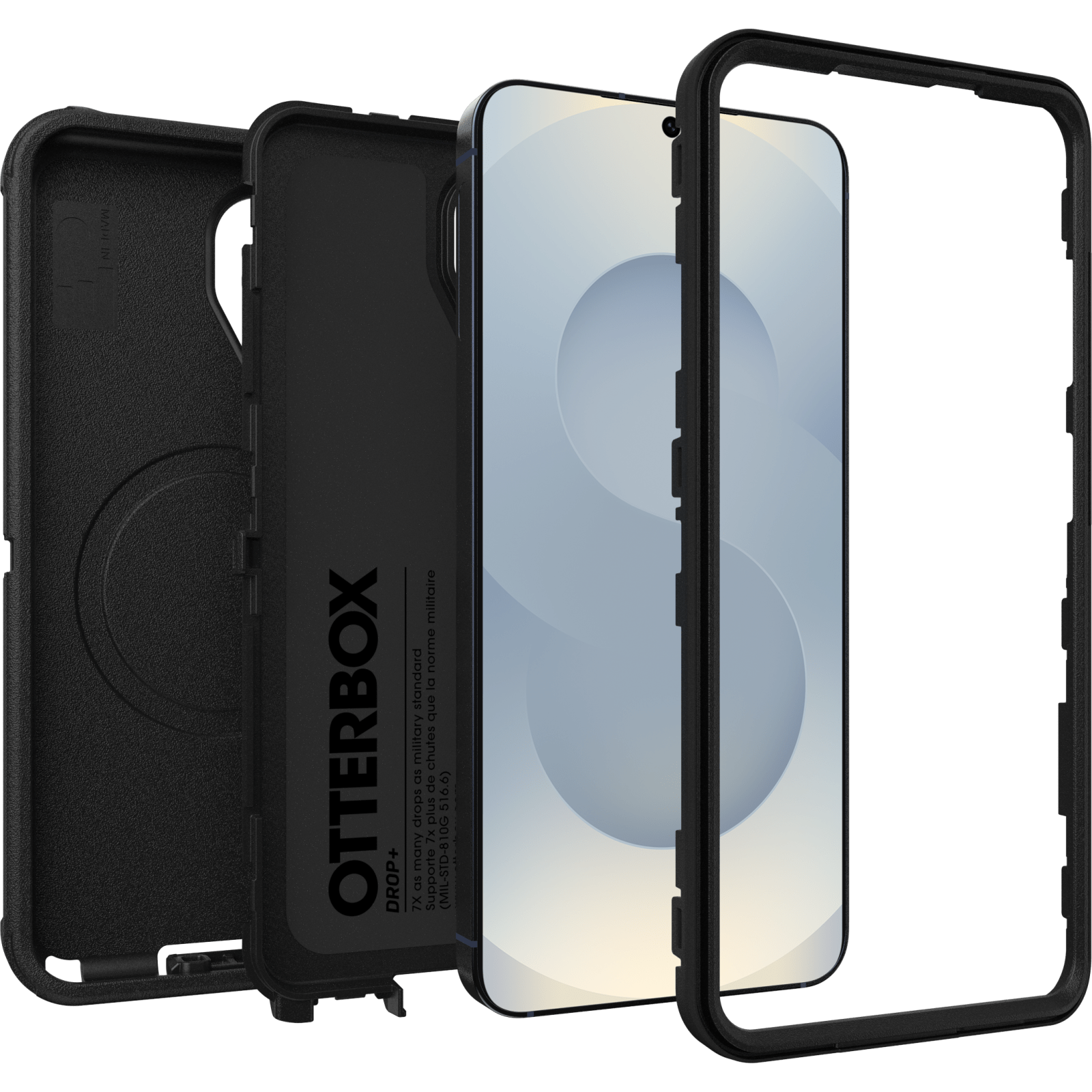 OtterBox Defender Series Pro Galaxy S26+ all-over texture grip and corner shock absorption