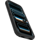 OtterBox Defender Pro case for iPhone 17 Pro and 18 Pro in black, front angle with raised screen edge