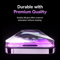 Premium AB glue strong adhesion for iPhone 14 Pro screen protector