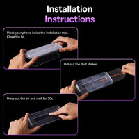 How to install Baseus iPhone 14 Pro tempered glass protector