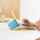 MOFT Dynamic Folio lifting the iPad Pro two inches above a desk