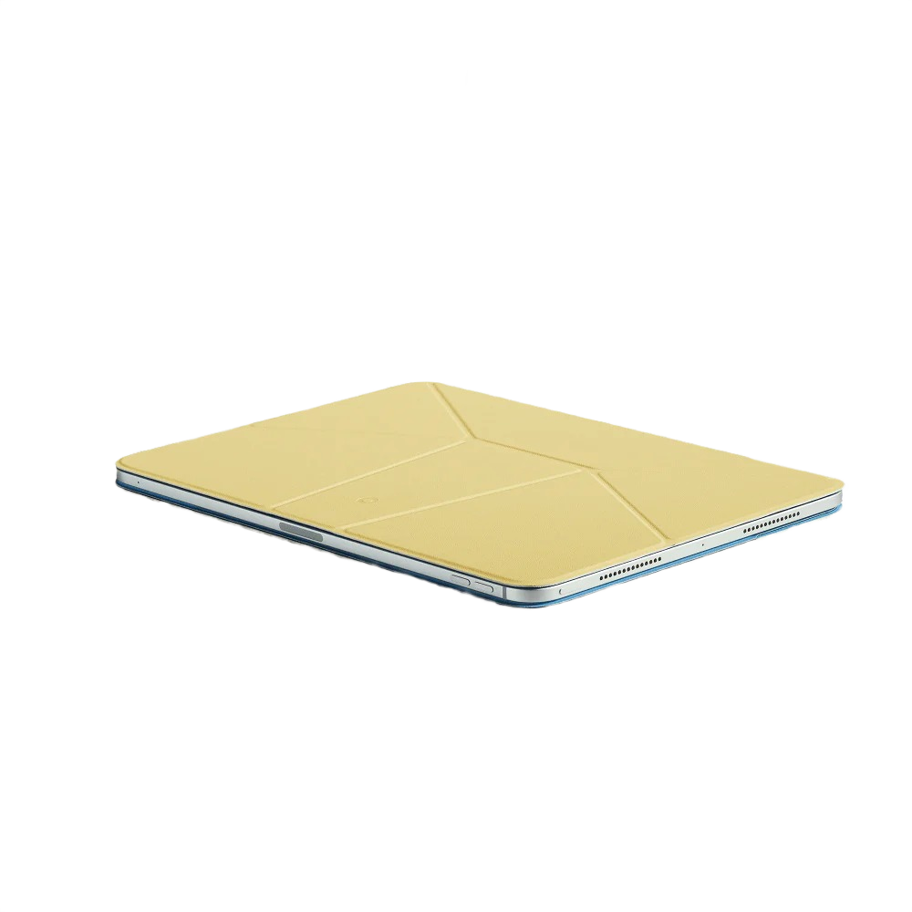 iPad Pro held at a steep viewing angle by the MOFT Dynamic Folio