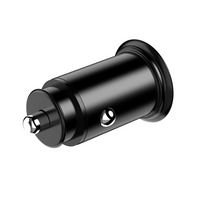 iQuick 48W fast charger rear view with zinc alloy casing