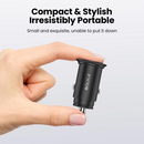 iQuick car charger stepped bayonet design close-up