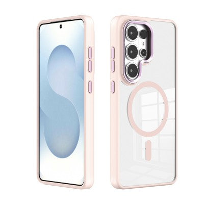 Redefine Galaxy S26 Ultra MagSafe case in Pink - full view with magnetic ring and side buttons