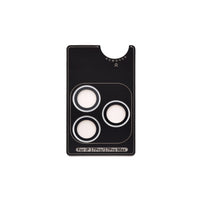 Kinglas iPhone 17 Pro / Pro Max HD camera lens protector in Silver metal ring