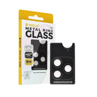 Kinglas iPhone 17 Pro camera lens protector installation on phone showing crystal-clear fit