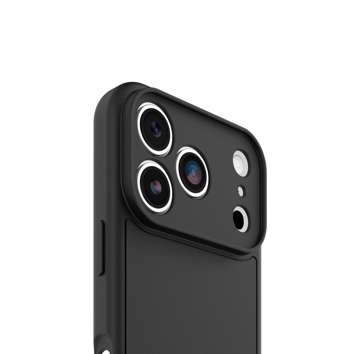 OtterBox Lumen black case camera lip