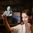 PGYTECH MagGlow lighting a selfie at night