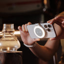 PGYTECH MagGlow on a phone for low light video