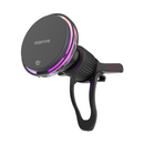 REDEFYNE MG-16 installed on air vent with phone charging wirelessly