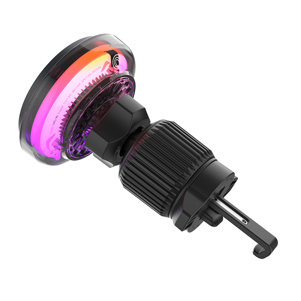 REDEFYNE MG-16 RGB lighting transparent casing premium cyberpunk aesthetic