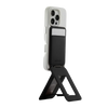 MOFT Snap MagSafe tripod stand and wallet in Jet Black MOVAS vegan leather