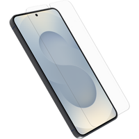 OtterBox Glass screen protector for Samsung Galaxy S26+ - clear tempered glass front view