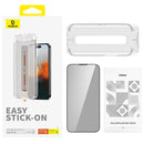 iPhone 15 Baseus Privacy Saphire Glass Screen Protector image 1