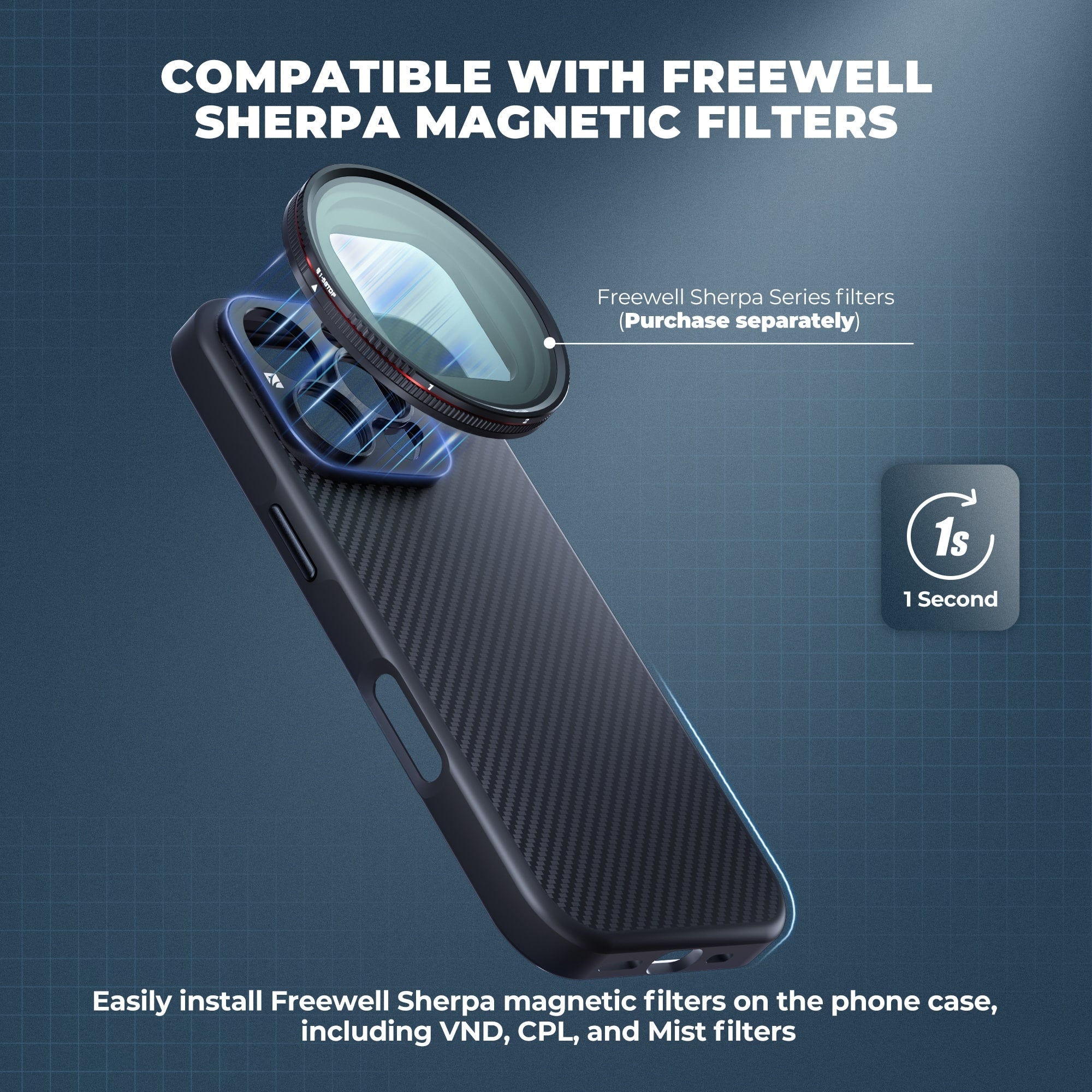 Freewell Pro Filmmaker iPhone Case rear view