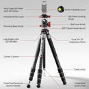 Freewell multi tripod 5-in-1 angle adjustment view