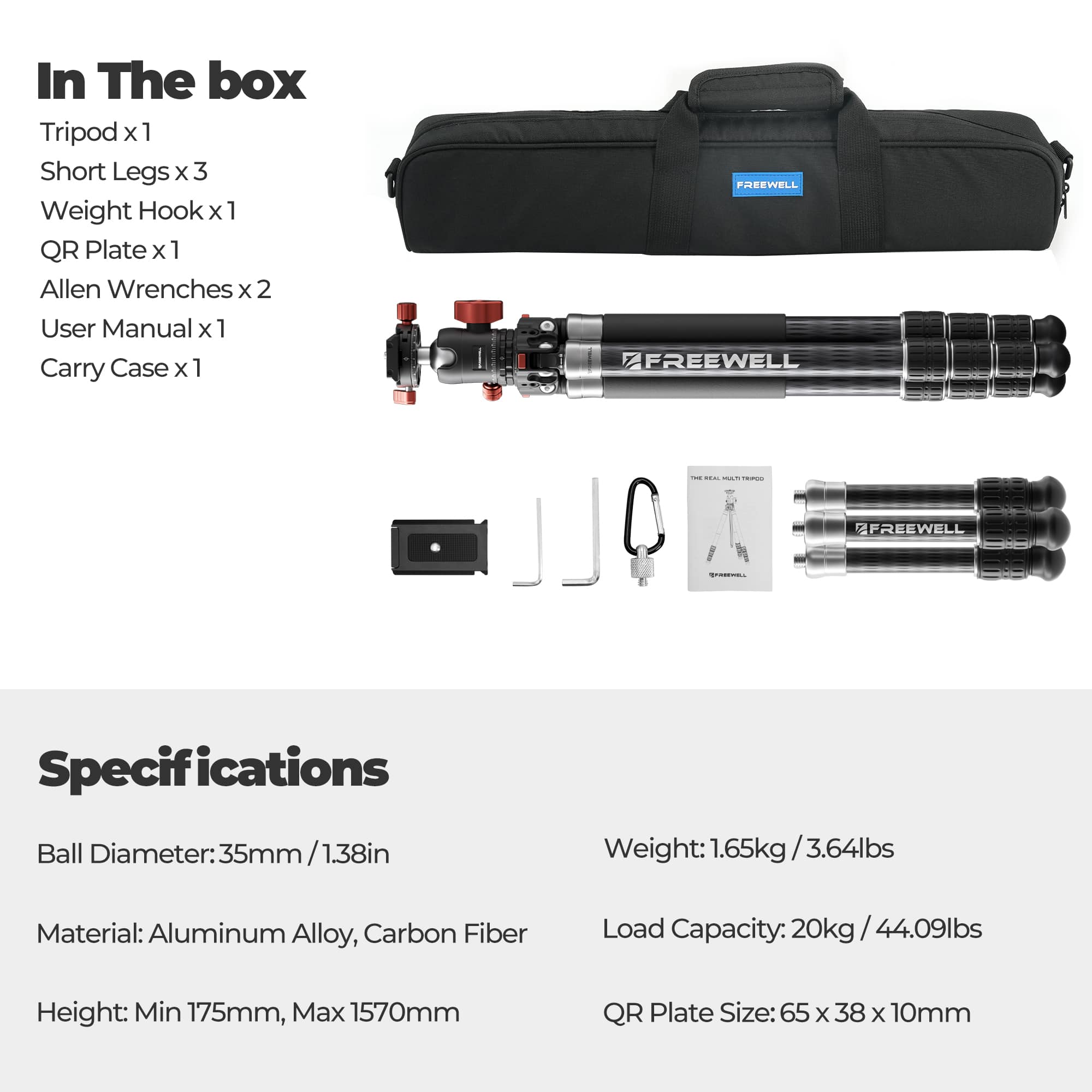 Freewell multi tripod 5-in-1 lifestyle shot