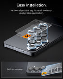 Spigen Optik Pro 9H tempered glass camera protector Galaxy S26+ drop test