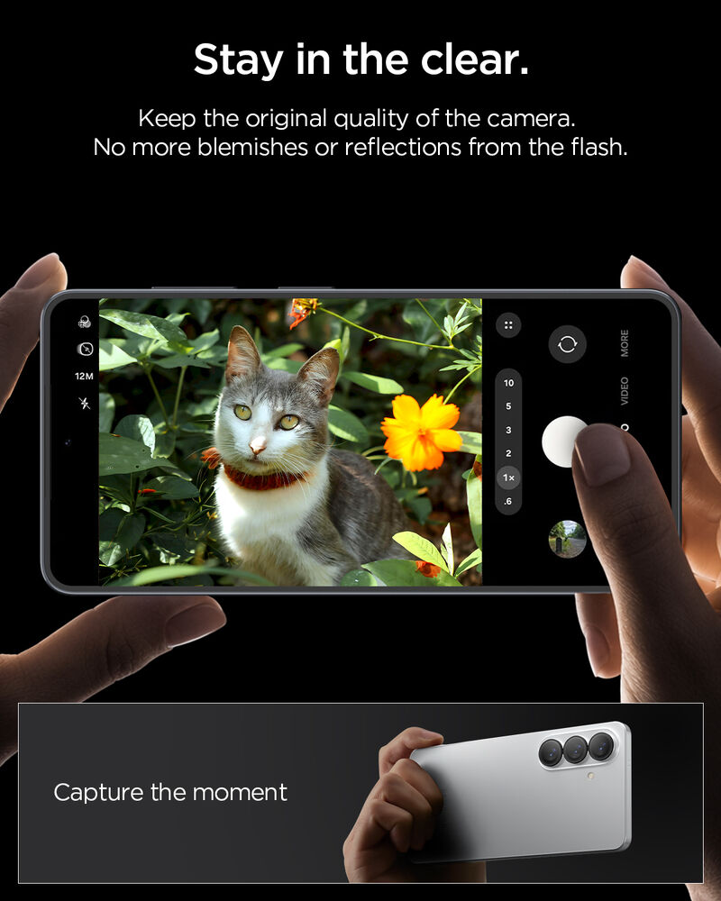 Spigen Galaxy S26+ lens protector dual-pack with cleaning kit overview