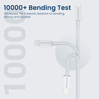 MOVE SPEED USB-A to Lightning Charging Cable 1.2m -White